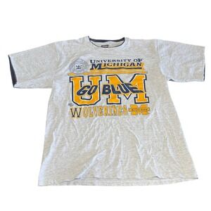 Vtg Michigan University‎ Wolverines Go Blue Tultex SOS Enterprises